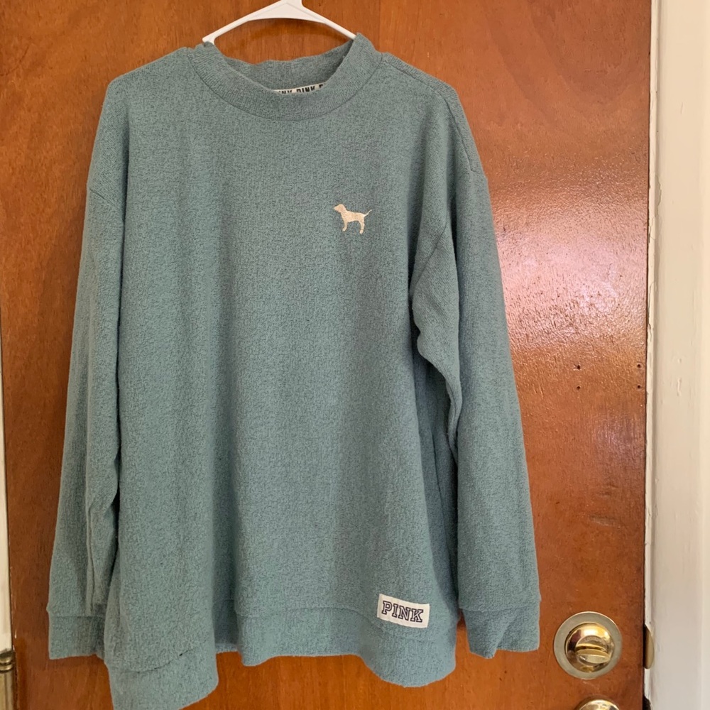 Pink Victoria’s Secret mock neck sz L